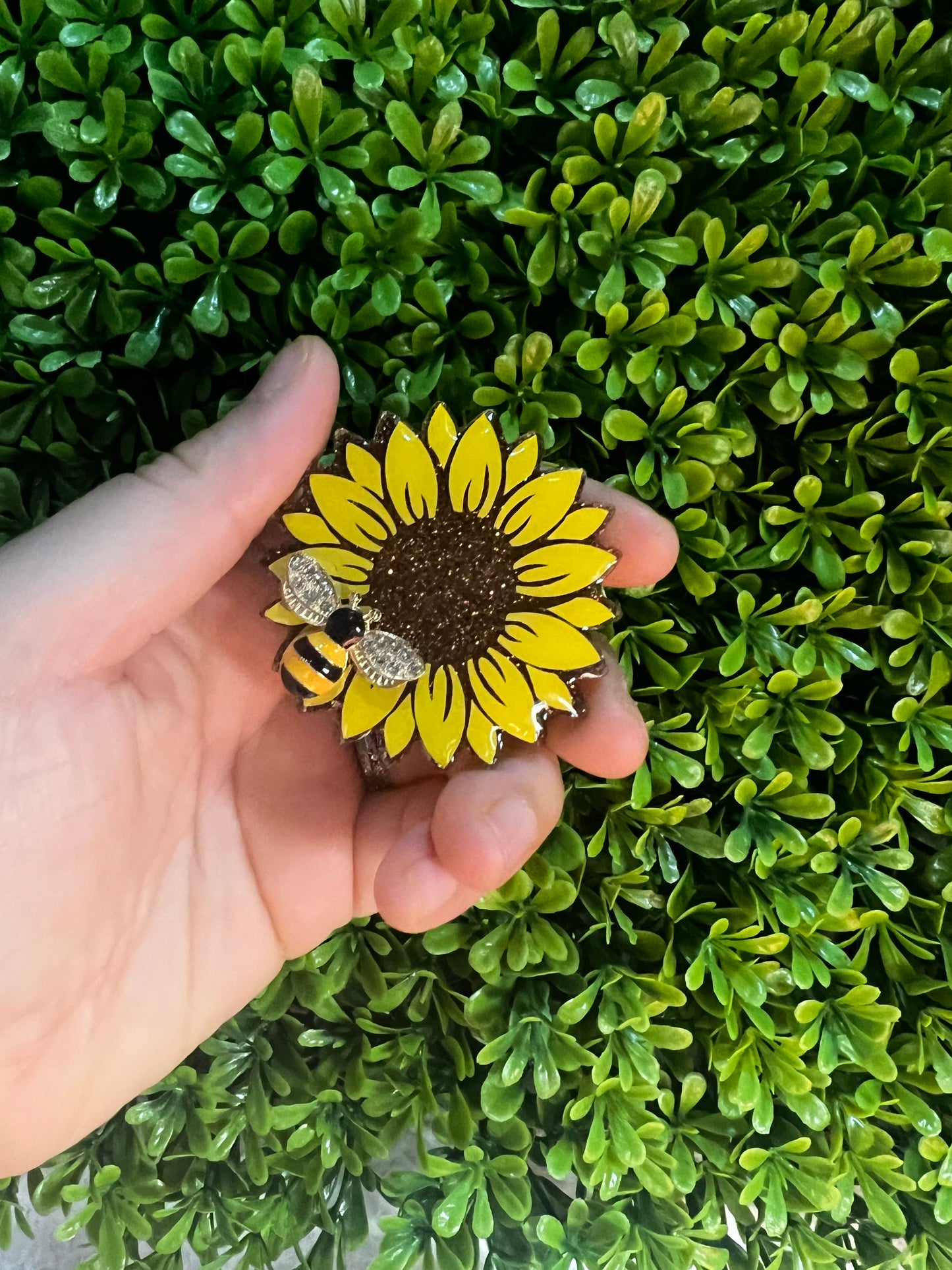 Yellow Bee Sunflower