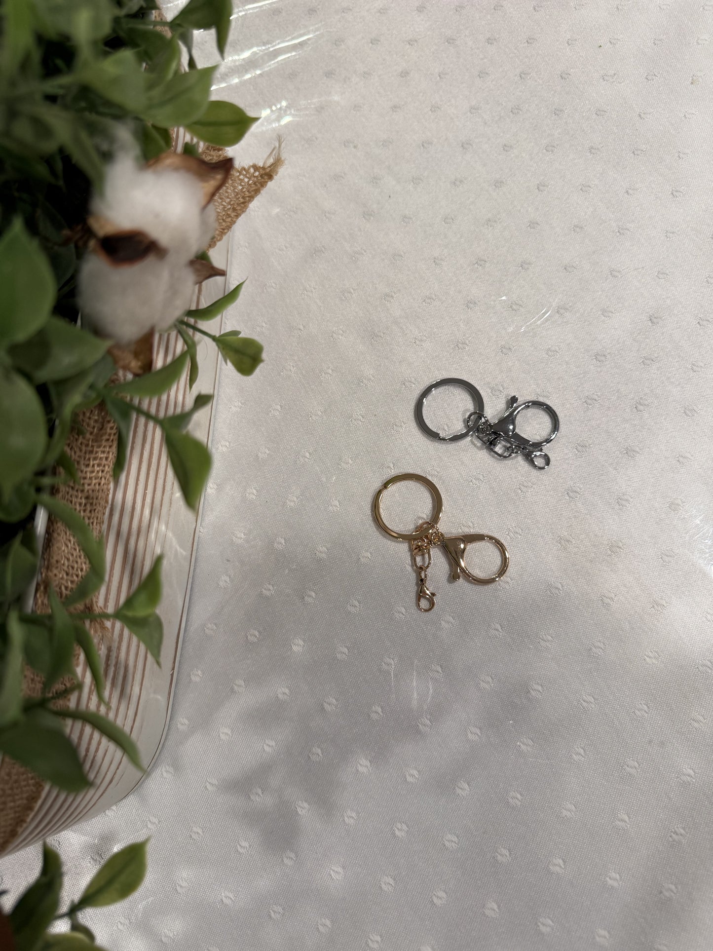 Macrame wristlet keychain