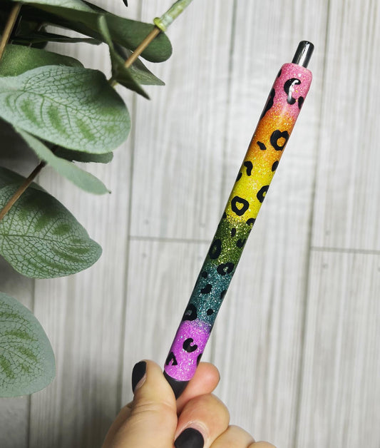 Rainbow print pen